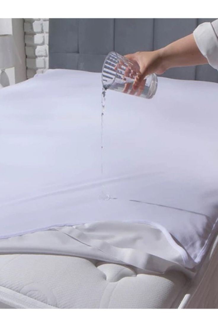 Husa protectie saltea, impermeabila ,din bumbac dimensiune- 90x200 cm