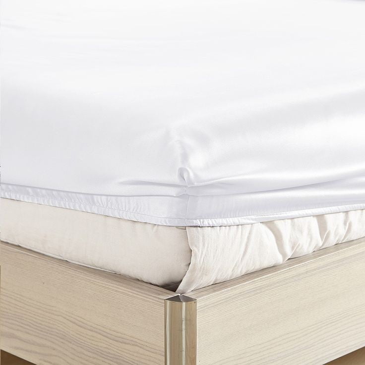 Husa protectie saltea, impermeabila ,din bumbac dimensiune- 180x200 cm - imagine 2
