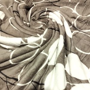 Patura pufoasa, COCOLINO 200x230cm - BUBLE GREY - imagine 2
