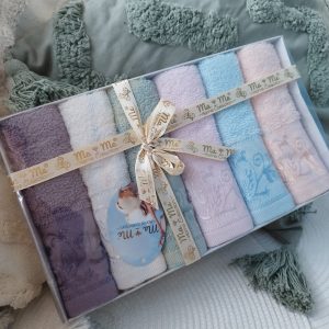 Set 6 prosoape pentru maini, bumbac 100%, dimensiune 30x50cm Pastel01 - imagine 2