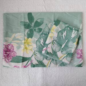 Set doua fete perna colorate, inchidere cu fermoar, bumbac 100% Ranforce, dimensiune 50x70cm FP005