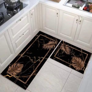 Set 2 Covoare bucatarie, antiderapante, din burete 50x60cm+50x120cm CBB08