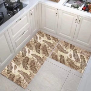 Set 2 Covoare bucatarie, antiderapante, din burete 50x60cm+50x120cm CBB10