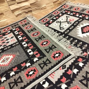 1+1 Covoare traditionale, cu doua fete, dimensiunea 60x90cm+60x120cm HCA13