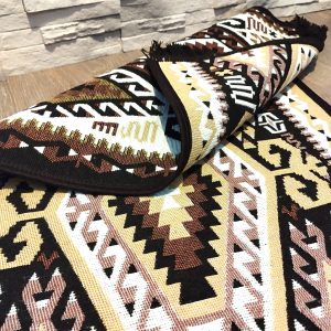 Covor traditional, cu doua fete, dimensiunea 60x90cm  HCA17 - imagine 3