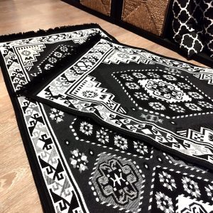 1+1 Covoare traditionale, cu doua fete, dimensiunea 60x90cm+ 120x180cm HCA08 - imagine 4
