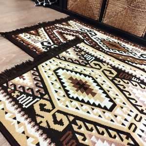 1+1 Covoare traditionale, cu doua fete, dimensiunea 60x90cm+60x120cm HCA17