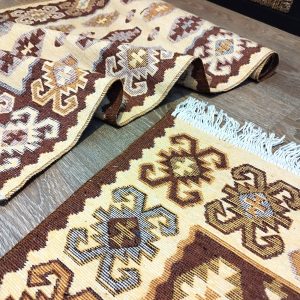 1+1 Covoare traditionale, cu doua fete, dimensiunea 60x120cm HCC01 - imagine 4