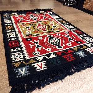Covor traditional, cu doua fete, dimensiunea 60x90cm  HCA10 - imagine 2