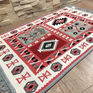 Covor traditional, cu doua fete, dimensiunea 60x120cm  HCA13 - imagine 3