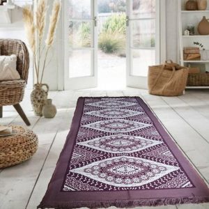 Covor tesut, din bumbac, dimensiunea 100x400cm, HCA02