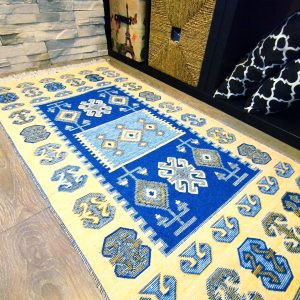 Covor traditional, cu doua fete, dimensiunea 60x120cm HCC03 - imagine 2