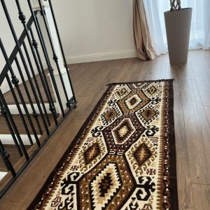 Covor traditional, cu doua fete, dimensiunea 80x150cm  HCA17 - imagine 2