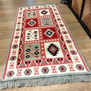 Covor traditional, cu doua fete, dimensiunea 60x120cm  HCA13 - imagine 4