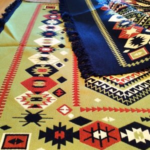 Covor tesut, cu doua fete, din bumbac, dimensiunea 100x300cm, HCA04 - imagine 8