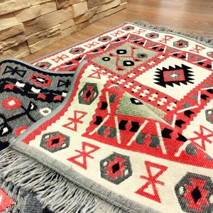 Covor traditional, cu doua fete, dimensiunea 60x120cm  HCA13 - imagine 5