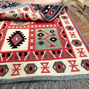 Covor traditional, cu doua fete, dimensiunea 60x120cm  HCA13 - imagine 6