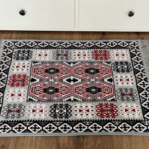 1+1 Covoare traditionale, cu doua fete, dimensiunea 60x90cm HCA22 - imagine 3
