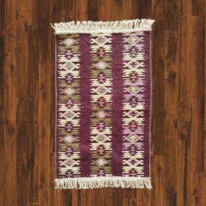 Covor traditional, dimensiunea 120x180cm maro si crem, model RUSTIC