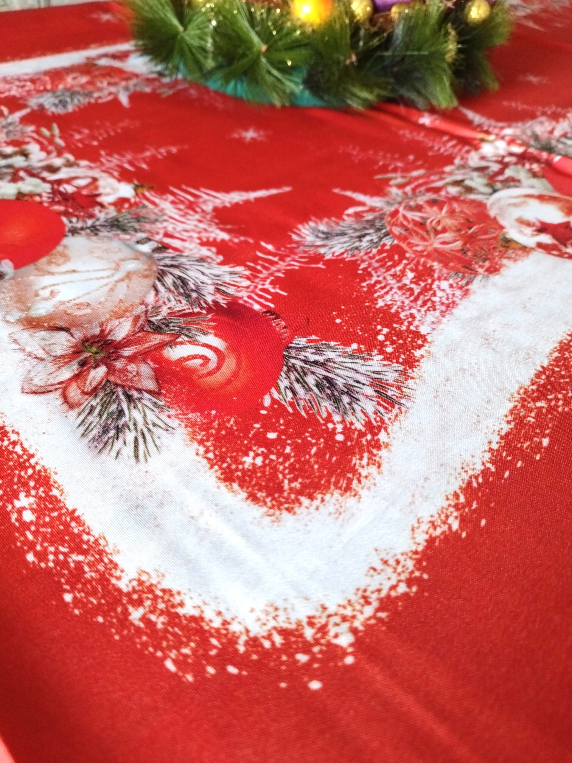 Fata de masa Craciun, impermeabila 150x220 cm Christmas21 - imagine 4