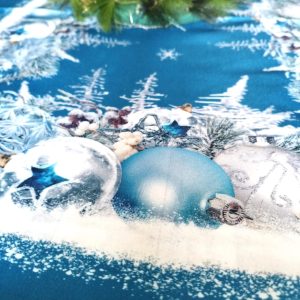 Fata de masa Craciun, impermeabila 150x220 cm Christmas22 - imagine 5