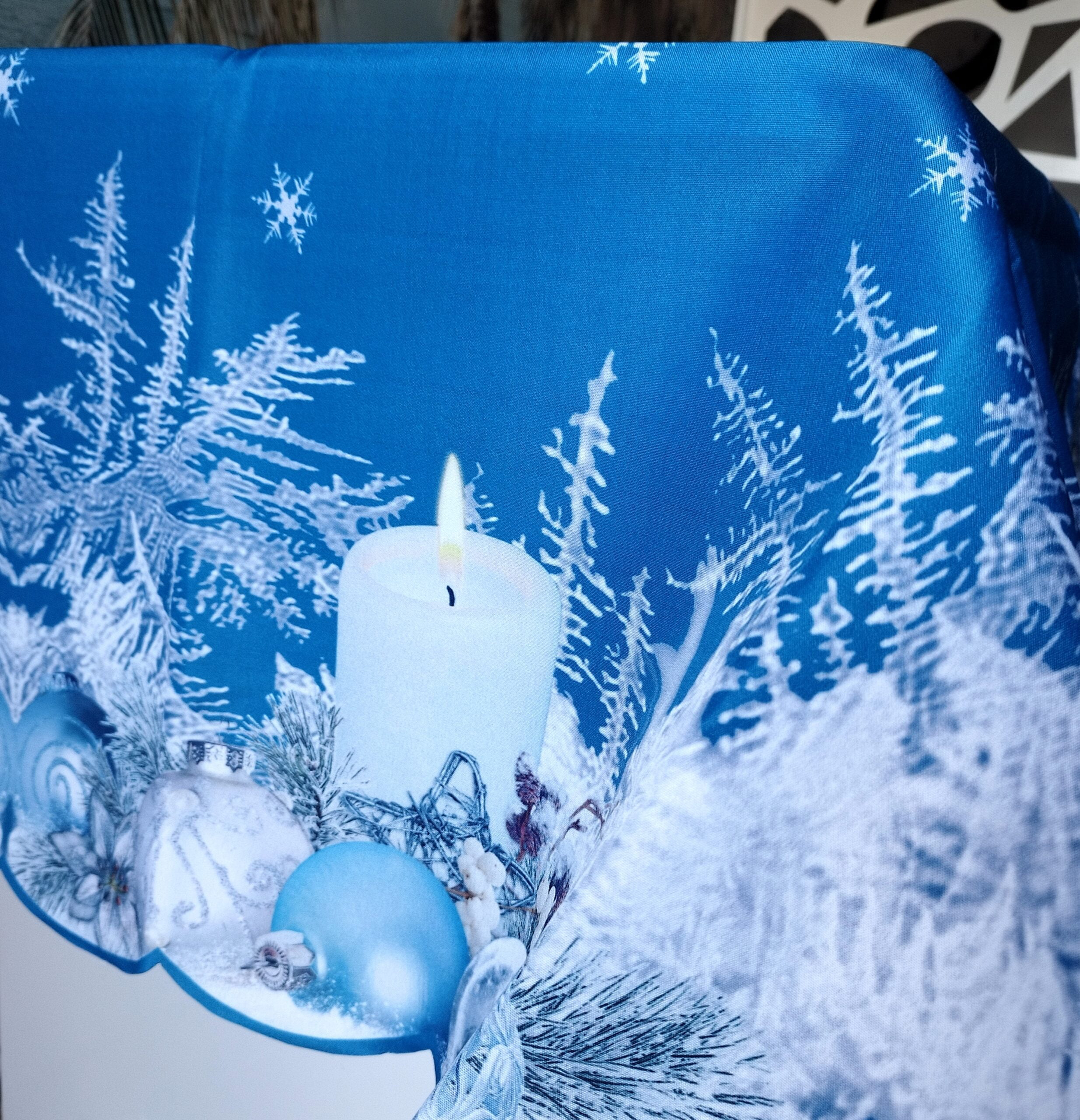 Fata de masa Craciun, impermeabila 150x220 cm Christmas22