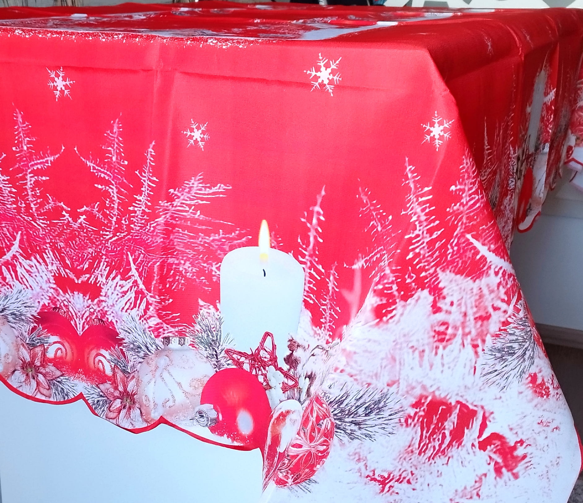 Fata de masa Craciun, impermeabila 150x220 cm Christmas21