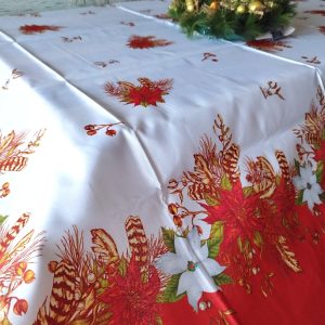 Fata de masa Craciun, impermeabila 150x220 cm Christmas24