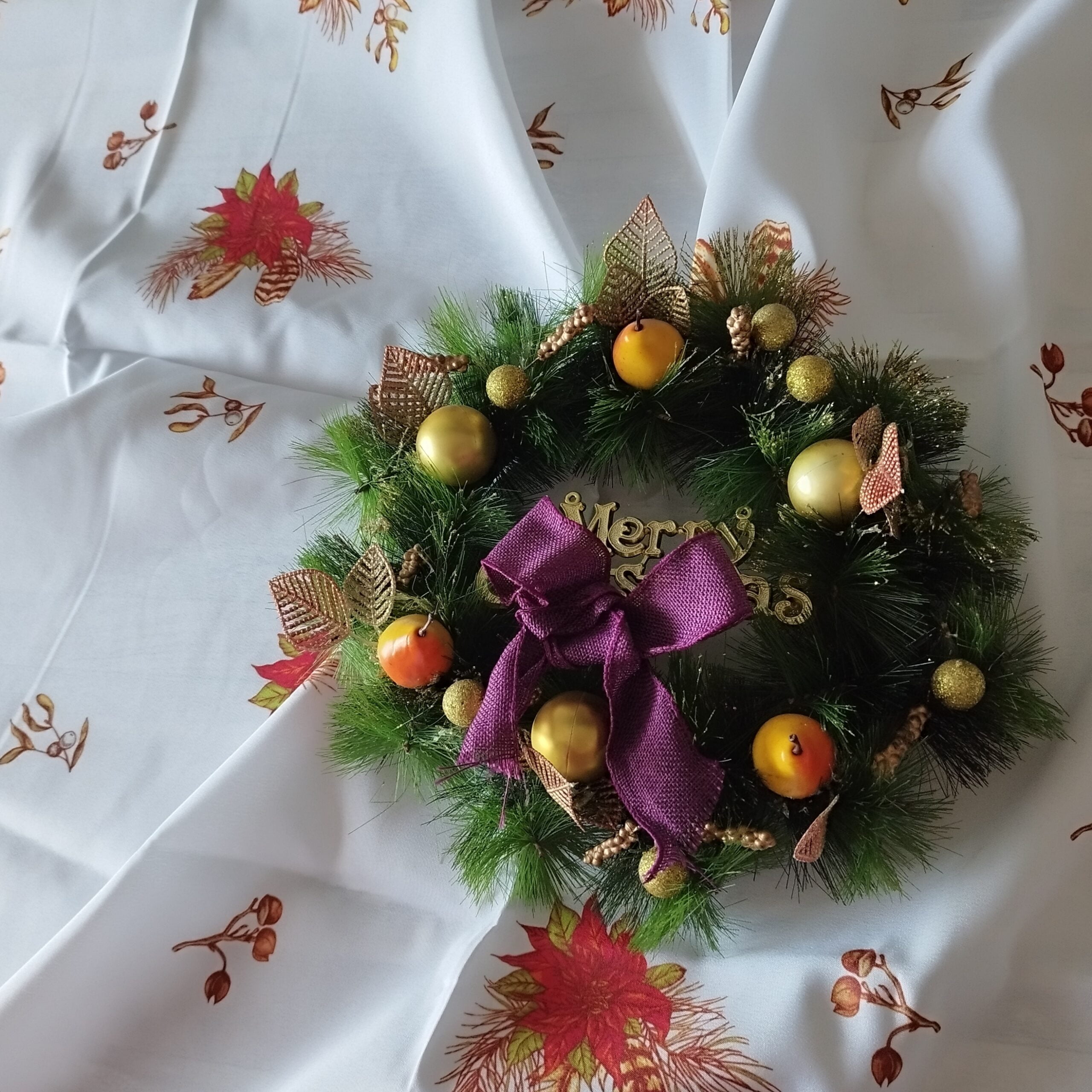 Fata de masa Craciun, impermeabila 150x220 cm Christmas24 - imagine 3