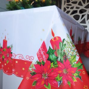 Fata de masa Craciun, impermeabila 150x220 cm Christmas25