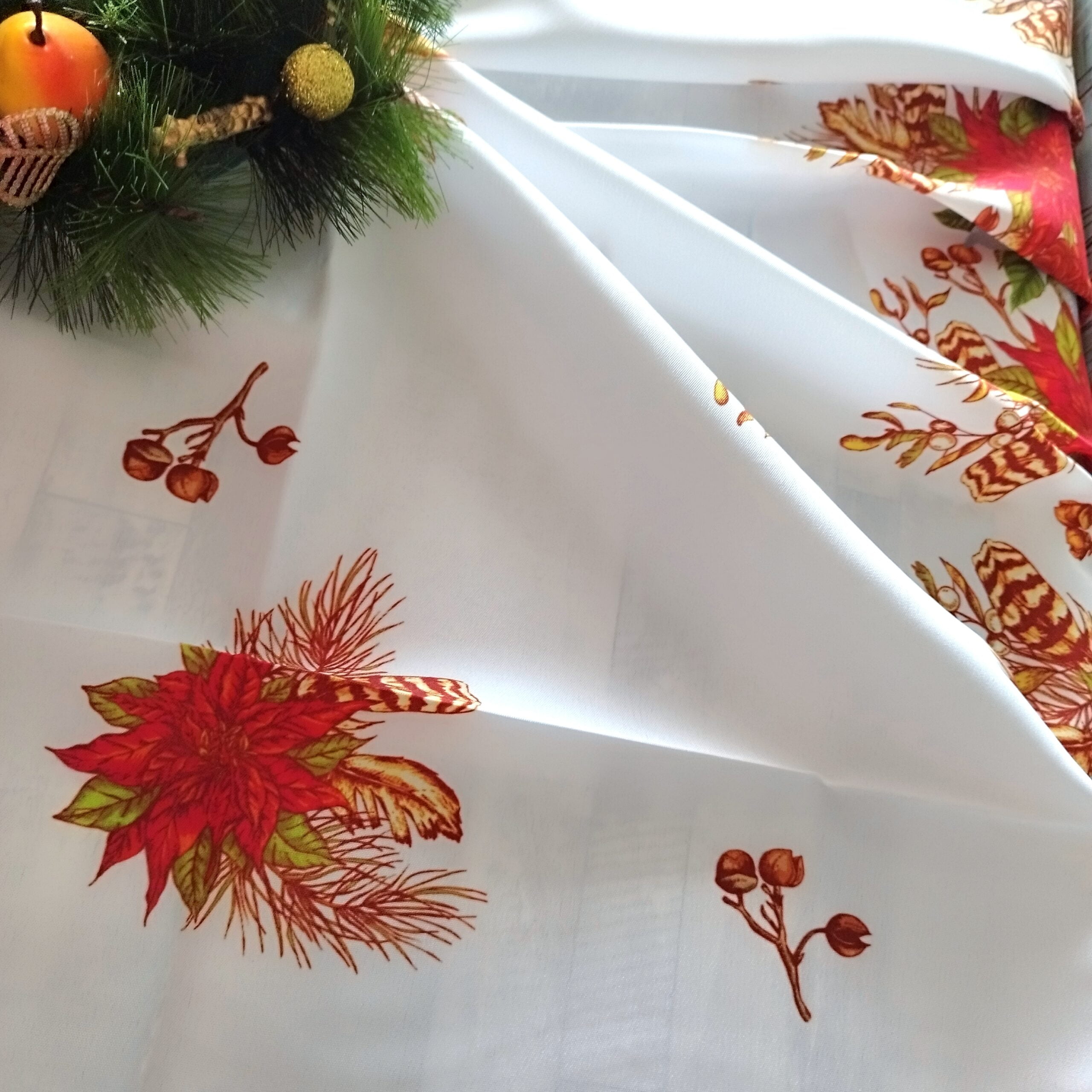 Fata de masa Craciun, impermeabila 150x220 cm Christmas24 - imagine 2