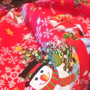 Fata de masa Craciun, din bumbac, dimensiune 150×180 cm Christmas12 - imagine 4
