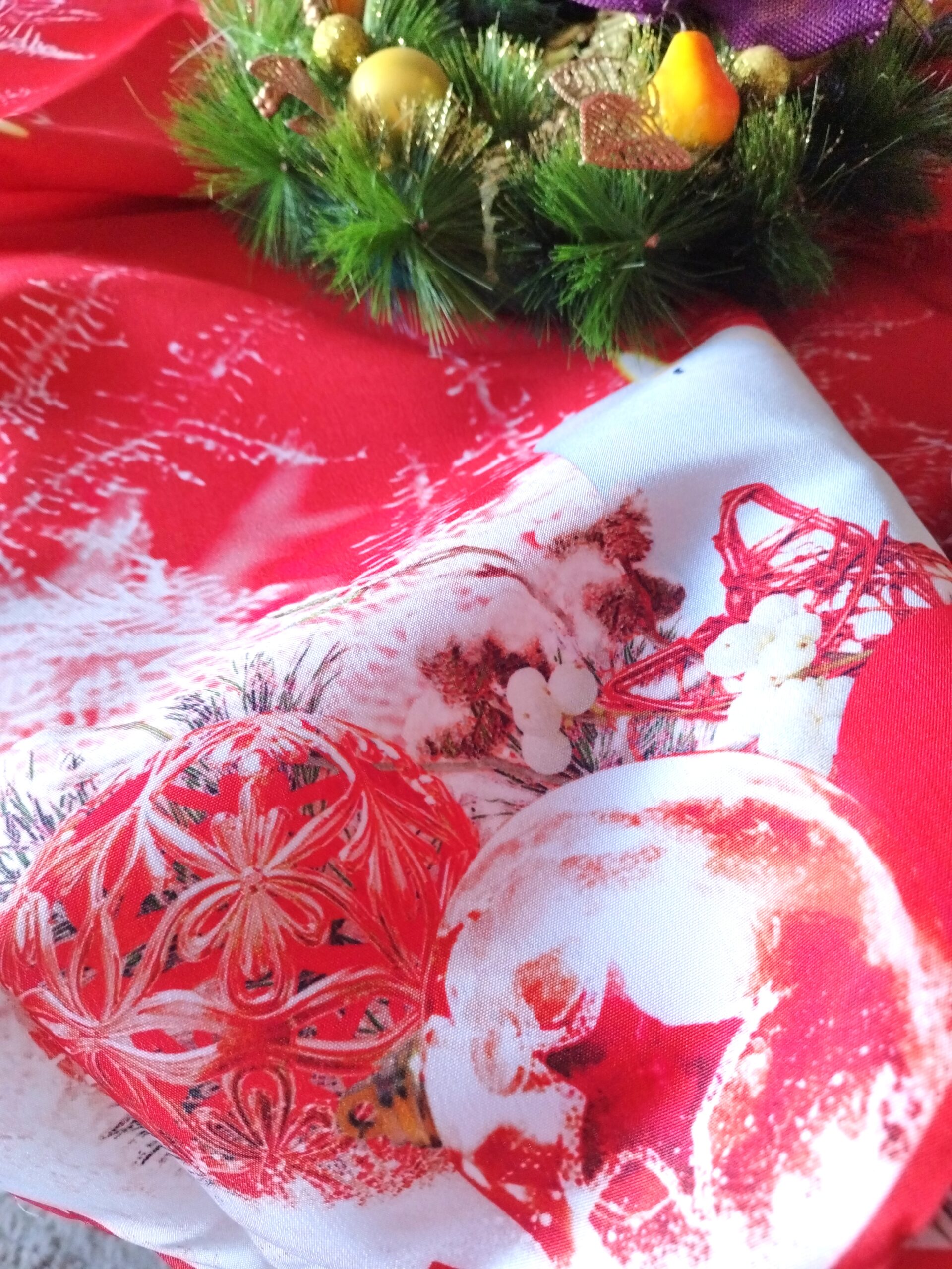 Fata de masa Craciun, impermeabila 150x220 cm Christmas21 - imagine 6
