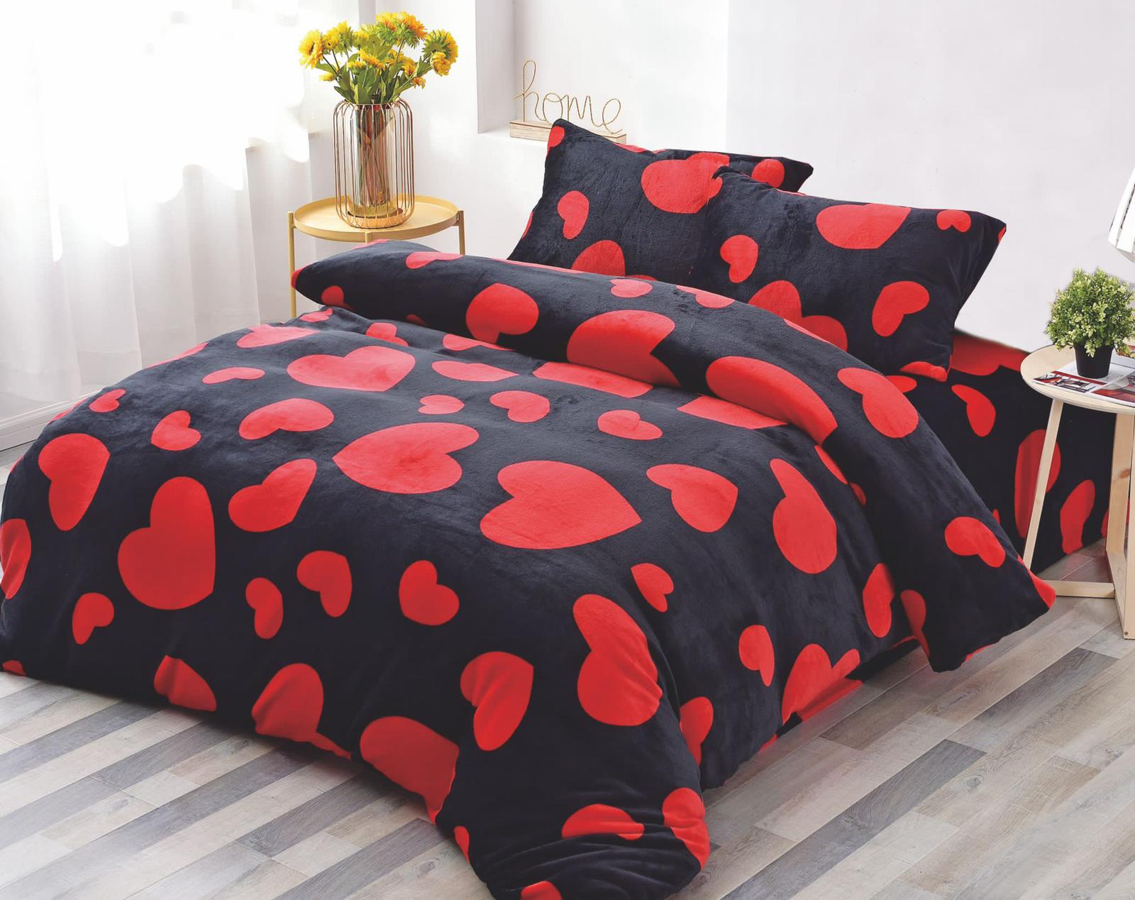 Lenjerie pufoasa Cocolino, cu husa elastic pentru saltea 180x200x20cm LC005