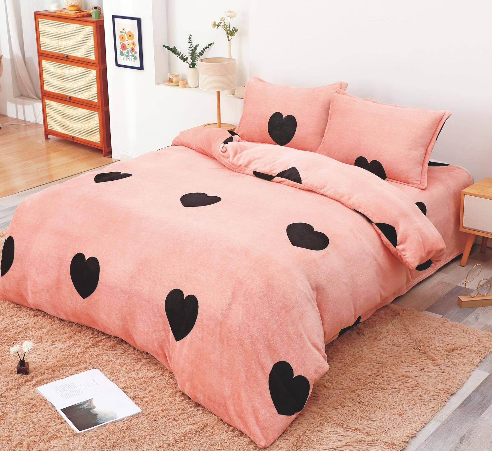 Lenjerie pufoasa Cocolino, cu husa elastic pentru saltea 180x200x20cm LC003