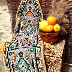 Obiect decorativ, cu 3 buzunare, model traditional Gri TR05
