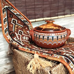 Obiect decorativ, cu 3 buzunare, model traditional Maro TR03