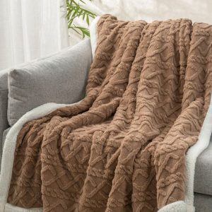 Patura calduroasa, cu Blanita Cocolino 200x230cm -BROWN