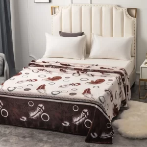 Patura pufoasa, COCOLINO 200x230cm - Brown