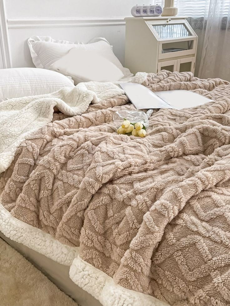 Patura calduroasa, cu Blanita Cocolino 200x230cm -CREAM