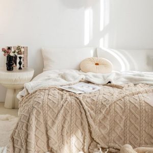 Patura calduroasa, cu Blanita Cocolino 200x230cm -YVOIRE - imagine 3