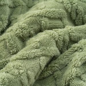 Patura calduroasa, cu Blanita Cocolino 200x230cm -VERDE OLIVE - imagine 4