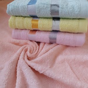 Set 4 prosoape baie, bumbac 100%, dimensiune 50x90cm Rainbow - imagine 3
