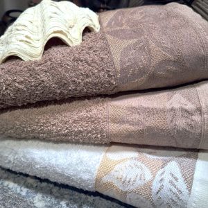 Set 3 prosoape baie Capucino , bumbac 100%, dimensiune 50x85cm - imagine 3
