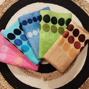 Set 5 prosoape baie, bumbac 100%, dimensiune 50x90cm Bubbles - imagine 3