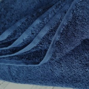 Prosop de baie Bleumarin bumbac, pufos, 800g/mp, dimensiune XXL 85X150cm - imagine 3