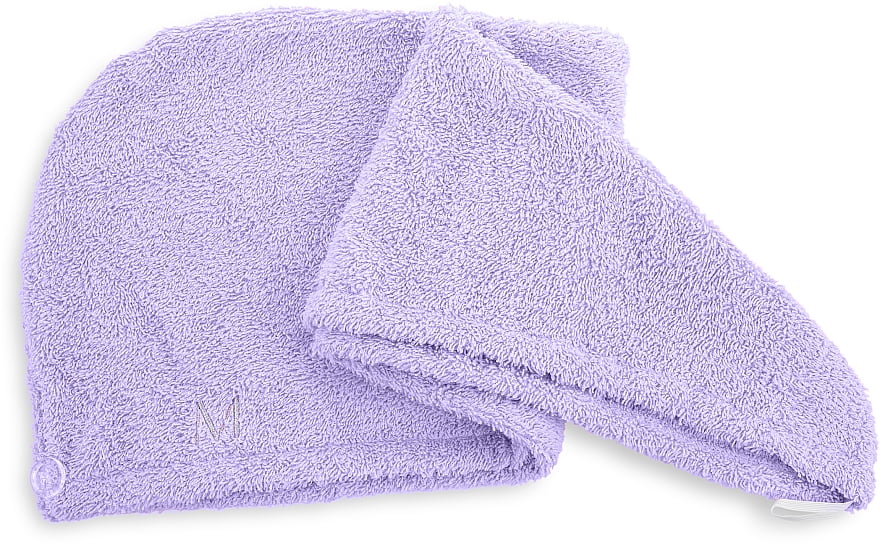 Prosop LILA pentru par, bumbac 100%