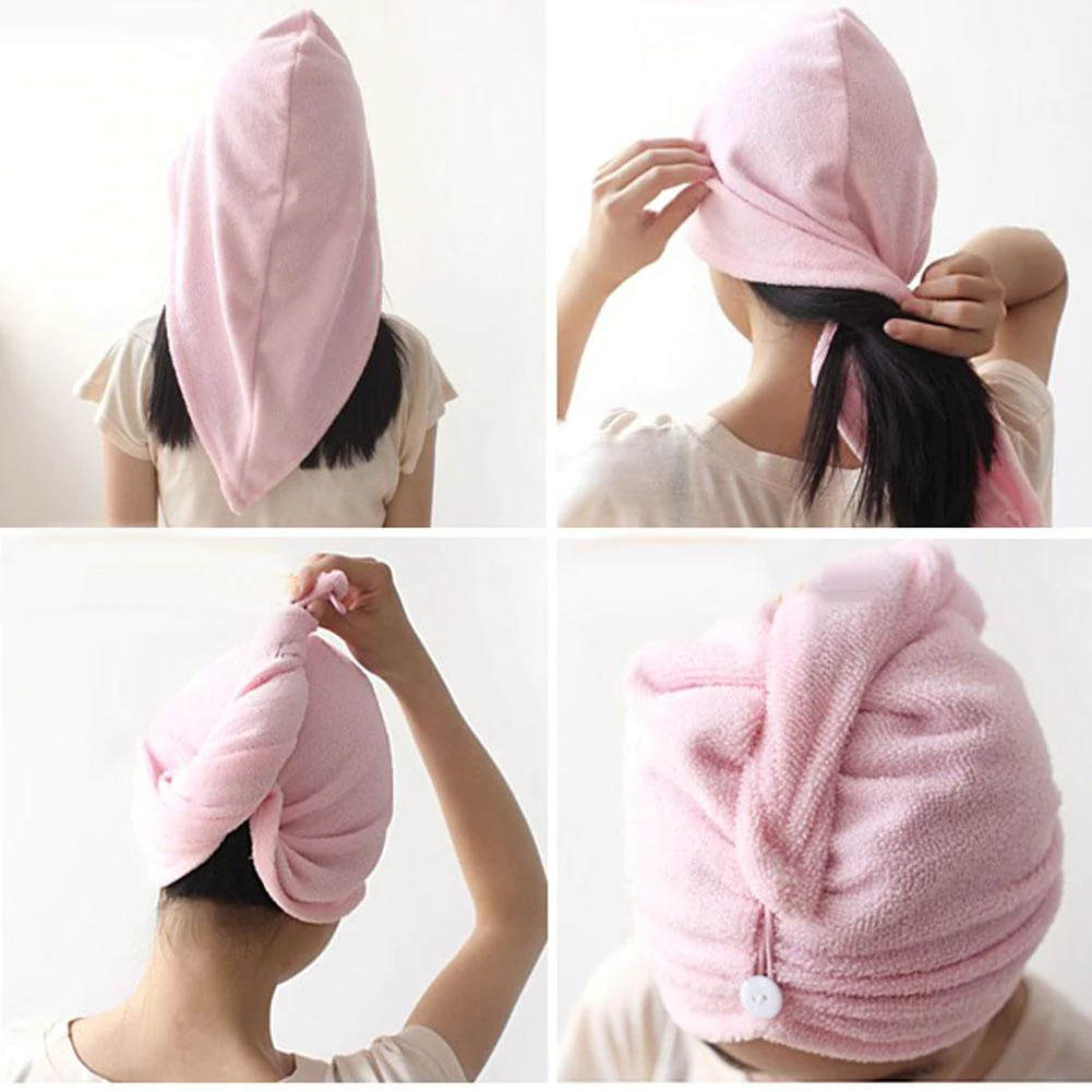 Prosop ROSE pentru par, bumbac 100% - imagine 2