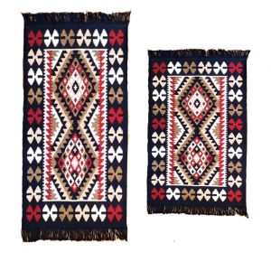 1+1 Covoare traditionale, cu doua fete, dimensiunea 60x90cm+ 120x180cm HCA18