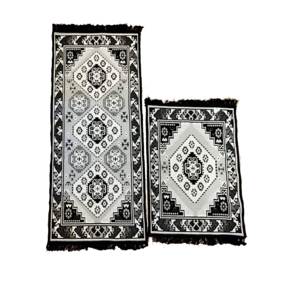 1+1 Covoare traditionale, cu doua fete, dimensiunea 60x90cm+ 120x180cm HCA08